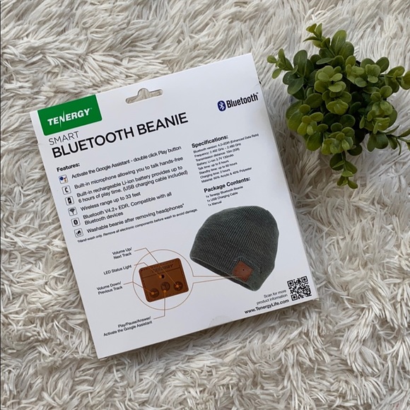 🎉HP🎉 Tenergy Smart Bluetooth Beanie 💗 Rust - Picture 7 of 16
